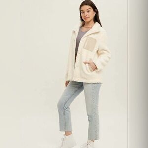 Teddybear Sherpa Contrast Jacket